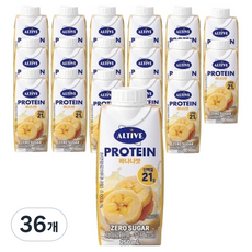 얼티브 프로틴 바나나, 36개, 250ml