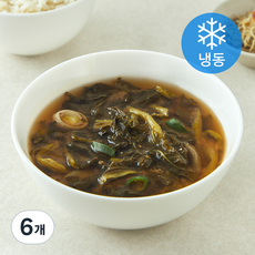쿡솜씨 무청 시래기국 (냉동), 300g, 6개