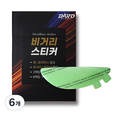 바로스포츠 비거리 스티커 우드용 6p, 혼합색상, 6개