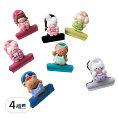 골드팡 귀여운 캐릭터 북클립 7종 세트, 4세트
