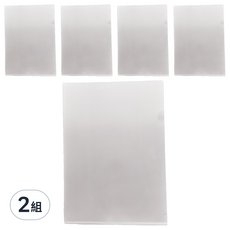 Gee Jump 巨匠文具 L型文件套 5個, A4-CPP, 2組
