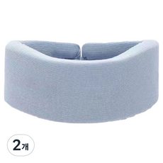 ZENLIVE 女性用可水洗透氣型護頸 藍色, 2個