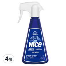 Scott 可麗舒 Niceweather 纖維除臭劑 潔淨棉 正品, 380ml, 4個