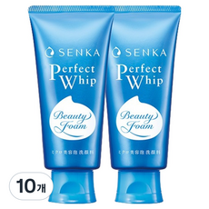 센카 퍼펙트 휩 페이셜 워시 FA 클렌징폼, 120g, 10개
