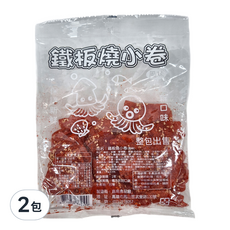 嘉南食品 鐵板燒小卷 風味, 140g, 2包
