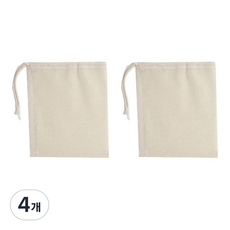 UH홈데코 면 주머니, 4개