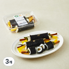 샐러드g 깻잎우엉 꼬투리 김밥, 316g, 3개