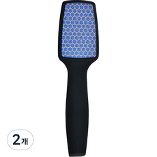 정월나나 사각 발바닥 각질 제거기 블랙 120g, 1개입, 2개