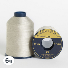COTTONVILL Coasa高級縫紉線 45支, C068, 6個