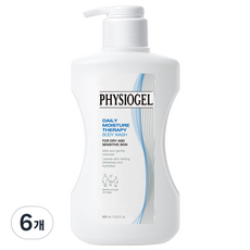 PHYSIOGEL 潔美淨 每日保濕療法沐浴乳, 400ml, 6個