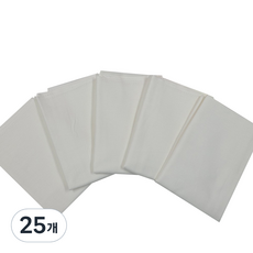 Pulire 純棉方形紗布尿布, 白色, 25個