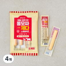 빙그레 통모짜 체다 스트링치즈, 20g, 4개, 5개입