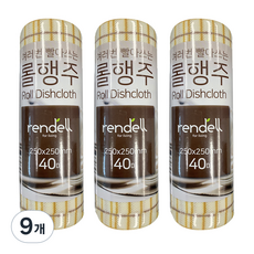 리앤델 일회용 빨아쓰는 롤 행주, 40매, 9개