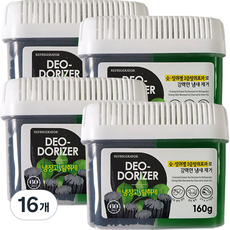 Herb Story 雙效木炭冰箱除臭劑, 160g, 16個