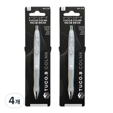 COLNK 투코비 닥터그립 편한샤프 그레이, 0.5mm, 4개