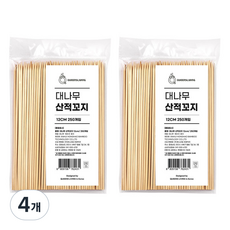 Queen's Living 竹製串籤 12cm, 4個, 250入