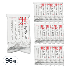 세븐김스 무산김 도시락김, 4g, 96개