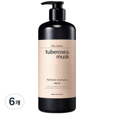 미쟝센 디아뜰리에 퍼퓸 샴푸 튜베로즈앤머스크, 6개, 900ml
