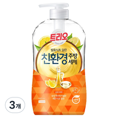 Trio 發酵醋檸檬廚房洗潔精, 680ml, 3個