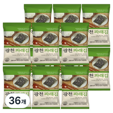 해의락 광천 파래김, 4g, 36개