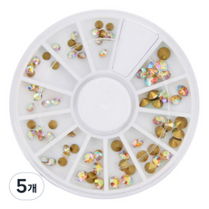ELP Korea Iko美甲配件, 激光鑽石, 5個