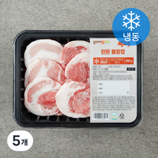 곰곰 한돈 뽈항정 (냉동), 500g, 5개