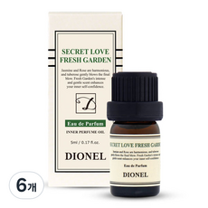 디오넬 시크릿러브 프레쉬 가든 퍼퓸, 6개, 5ml
