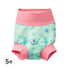 Splash About 3D游泳尿布褲 XL(13~18kg) 花漾蜻蜓 12~24個月, XL(13~18kg), 5件