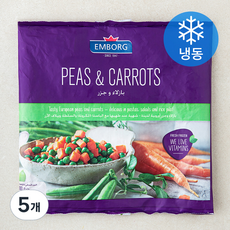 엠보그 완두 & 당근 (냉동), 5개, 900g