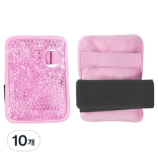 Biz-on 手腕固定帶 冷熱敷袋 粉紅色, 10個