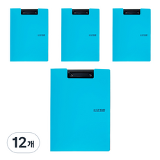 ECO Chungwoon ECO Collector A4文件板, 天藍色, A4, 12個