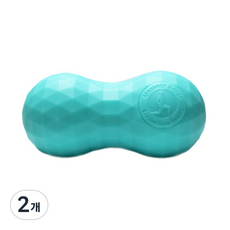 홈리미엄 듀얼 땅콩 마사지볼, 민트, 2개