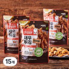 바다원 한입만 새우머리튀김 오리지널, 30g, 15개