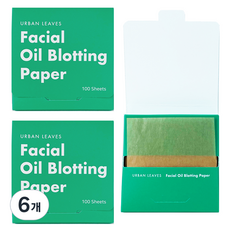 어반리브즈 티슈형 마 기름종이, 100개입, 6개