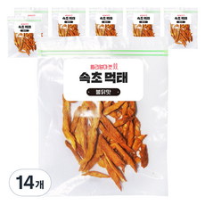 束草明太魚乾 辣炒雞風味, 25g, 14包