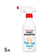 리르 버블버블 풋 샴푸, 380ml, 5개, 1개입