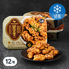 쿠즈락앳홈 달콤간장 닭강정 (냉동), 210g, 12개