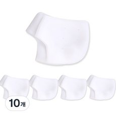 Join Made 矽膠後腳跟墊 白色, 10個, 2入