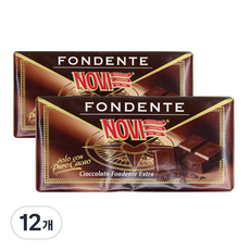 NOVI 다크 초콜릿, 100g, 12개