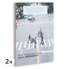 루카랩 스크랩 더 모먼트 노트, 02 크로스 워크 무선, 2개