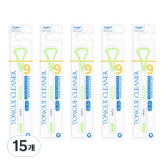 오픈스페이스 소프트 실리콘 혀클리너 그린, 15개