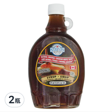 STEEVES MAPLES 加拿大楓糖漿 無麩質, 375ml, 2瓶