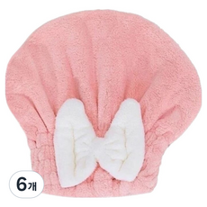 아케이바이 고급형 드라이 헤어캡 20 x 27 x 3 cm, 핑크, 6개