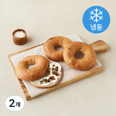 흥만소 이천쌀 무화과 베이글 3개입 (냉동), 345g, 2개