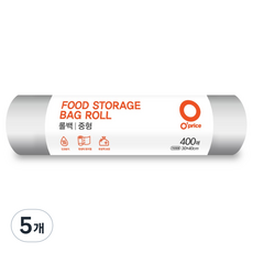 오프라이스 위생롤백, 중(M), 400개입, 5개