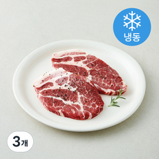 고급진 보리먹은 돼지로 만든 시즈닝 목살 구이 (냉동), 3개, 300g