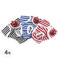 블럭마트 강아지 생리팬티 랜덤 발송, XXL(55~65cm), 1개입, 4개