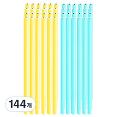 YOUNG ART 花朵鉛筆B愛心, 144個, 隨機出貨