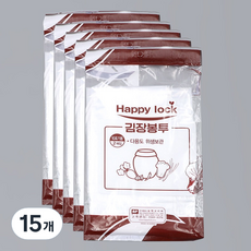 해피락 김장봉투, 15개, 2개입, 중형(약10포기)