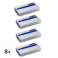 德國 LAMY T10鋼筆用一次性墨水管 5入, 藍色, 8個